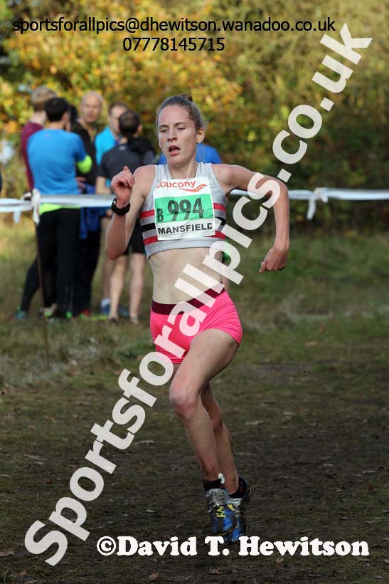 Senior women, National Cross Country Relays, Berry Park, Mansfield. Photo: David T. Hewitson/Sports for All Pics